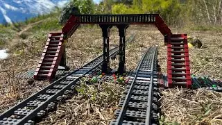 LEGO POV High-Speed Cargo Train 7898 Garden - OnBoard View Testride