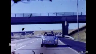 1974, Roadtrip! British car enthusiast road rally, Illinois