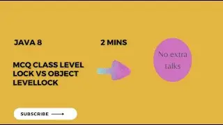 Java Programming Interview Questions, Class Level Locks vs Object Level Locks