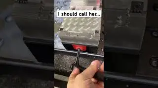 There&rsquo;s a reason it&rsquo;s called a chick vise😏😂 #cnc #machine #manufacturing #cool #funny