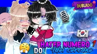 [DUBBED] The Number 1 Hater of... a Korean Idol?! 🇰🇷💜 | Mini Movie | Gacha Club