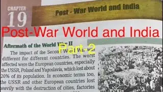 proxy War- Cold War (post-war world and India ) 10th class (part-2)social studies AP&TS
