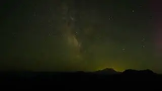 Milky Way over Mount Rainier