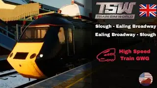 Новогоднее путешествие на скоростом поезде HST по маршруту Slough - Ealing Broadway и обратно