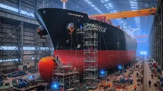 How Giant Cargo Ships Are Built &ndash; Inside the Steel Block Assembly Shipyard (Full Process)