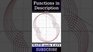 chaotic epicycloid parametric curve sketch b fast (6 of 7) Holst Jupiter Desmos graph calc #Shorts