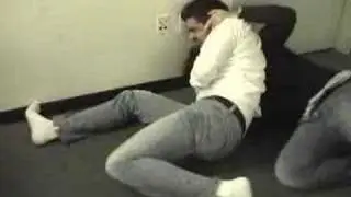Cavemen wrestling