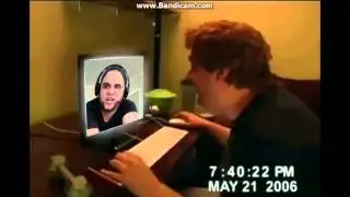 Fishy Dizzle getting punched by a sweaty nerd