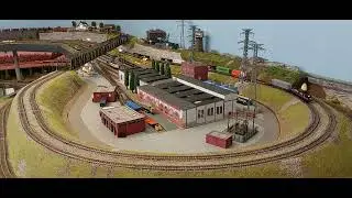 Arnhegen III (29): Goederentreinen (G&uuml;terzuge, Freighttrains) tijdens de nachtdienst.