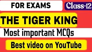 The tiger king MCQs | MCQs of the tiger king