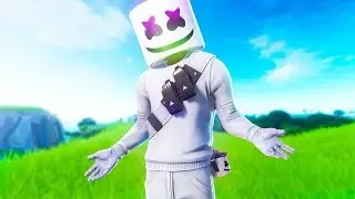 *NEW* MARSHMELLO SKIN GAMEPLAY IN FORTNITE: BATTLE ROYALE!