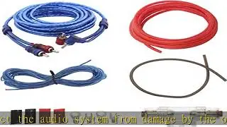 Car Power Amplifier Installation Kit 8/10 Gauge Automobiles Speaker Woofer Sub Woofer Cables Audio