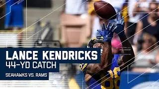 Case Keenum Connects with Lance Kendricks for a 44-Yard Gain | Seahawks vs. Rams | NFL
