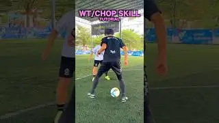 【DT Chop skill】Double touch is masterpiece of regate⚽️#regate #soccerskills #shorts #double