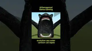 #shorts  EVOLUTION SEA EATER CARTOON CAT TAPES in garry's mod