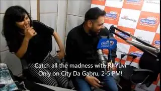 Badshah & Aastha go crazy with RJ Yuvi in Radio City Studios !