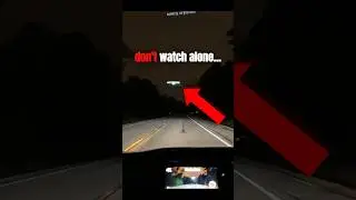 Real UFO caught on camera flying over moving car