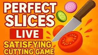 🛑 Perfect slices Live 🔪 Ultimate satisfying Gameplay #perfect_slices #gameplay #Live 🍉🌶️🍓🍊🍎🍅