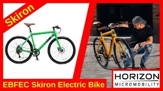 EBFEC Skiron electric road bike with integrated battery