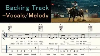 AMARILLO BY MORNING | GEORG STRAIT | - Vocals/Melody | Backing Track | Karaoke | Sheet Music & TAB