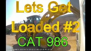 Давайте нагружаемся №2. CAT 986. Фронтальный погрузчик Caterpillar 986. Модель 2025 года. Водител...