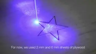 Makerarm Laser Cutting demo