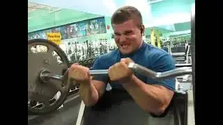 Jason Genova blasts back & biceps 3 weeks before his 1126 contest!!!