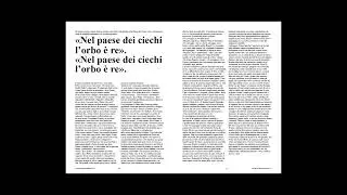 Il paese dei ciechi - The country of the blind