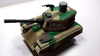 How to make Indian Army Tank from cardboard | 3D Model | Indian Army Tank | Indian fighter tank