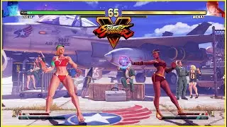 Menat was looking for a mystical item at the air base but Lucia caught her! Street Fighter V Mod