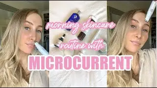 My Esthetician Morning Skincare Routine With Microcurrent (NuFace Fix First Impressions!)