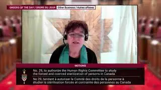 Calling on the Senate to study the forced and coerced sterilization of Indigenous women