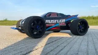 Traxxas rustler 2wd speedrun | how fast will it go #traxxas #rustlerspeedrun #UDRC