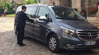 Obs&egrave;ques de Jean-Claude Boulard : l'arriv&eacute;e du corbillard