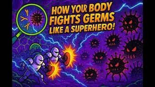 How Your Body Fights Germs Like a Superhero!