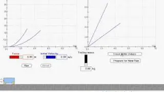 Interactive Physics Simulation - Newton Second Law Simulation