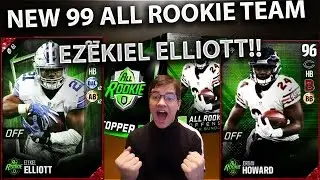 ALL ROOKIE TEAM PROMO!! 99 EZEKIEL ELLIOTT!! - ALL ROOKIE ELITE PULL! - Madden Ultimate Team 17