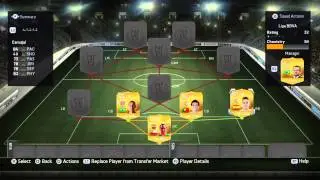 FIFA 15 70k squad builder