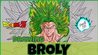 Coloreando a Broly / Drag&oacute;n Ball Z / Santi ZD