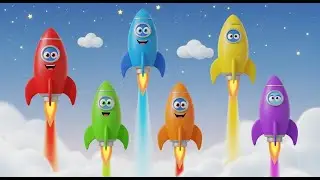 Seis Peque&ntilde;os Cohetes de Juguete Zoom Zoom Zoom | Rimas Infantiles y Canciones para Ni&ntilde;os