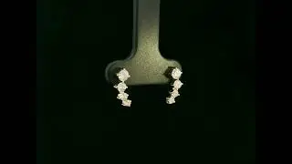 Diamond Stud Earrings in 18K Yellow Gold | 0.53 Carat Total