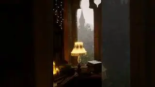 Hogwarts View Room 🏰 Ambience Art in the Making w Unreal Engine✨️ #Ambience #Art #3DArt #HarryPotter