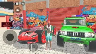 Franklin went to jungle to see king 👑 of the jungle lion with his lamborghini 🏎️ ll 🤑🚓🚨