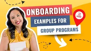 Onboarding Examples for Memberships & Course Creators