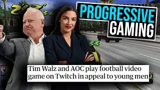 AOC & Tim Walz Streaming Games On Twitch Is Peak Politics