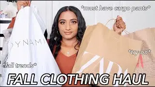 FALL TRY-ON CLOTHING HAUL | Zara, H&M, Dynamite, Garage, Lululemon