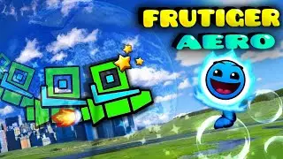 Frutiger aero levels in geometry dash are SO GOOD