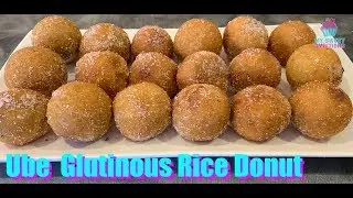 Ube Glutinous Rice Donut