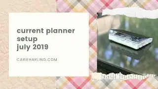 Текущая настройка планировщика | Июль 2019 г. | Bullet Journal!