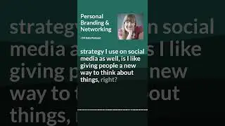 Personal Branding & Networking
